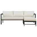 U_style Outdoor L-Shaped Sofa with Iron Frame,Weather-Resistant Patio Sofa Set with Ultra-Thick Cushions,Comfortable Seating for 3,Ideal for Patio, Balcony,and Garden by Montret