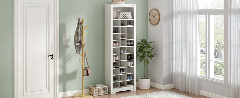 Walker Edison | Contemporary Design 30 Shoe Storage Cabinet