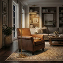 Verve - Floor Lamp With On / Off Switch Adjustable LED Round Base - Gold by HouseOfZazla