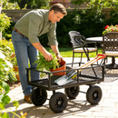Solid Wheels Garden Cart Wagon by HouseOfZazla