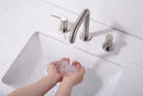 Bathroom Faucet For Bathroom Sink With Two Handles, Pop Up Drain And Supply Lines by HouseOfZazla