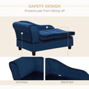 PawHut Luxury Fancy Dog Bed for Small Dogs with Hidden Storage