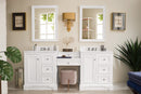 James Martin De Soto 82" Double Bathroom Vanity, Bright White