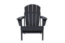 Folding Adirondack Chair with Side Table, 3-Piece Set