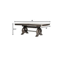 Dining Table With Expandable Leaf And Trestle Base Dining Room - Natural / Rustic by HouseOfZazla