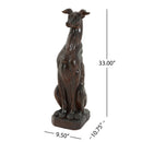 Greyhound Dog Statue