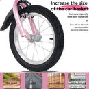 Fkznpj - 16" Sporty Kids Bike With Training Wheels And Stand Adjustable Saddle Suitable For Boys And Girls Aged 4 - 8 Years Tall Height 41 - 46" Available In A Variety Of Colors by HouseOfZazla