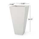 Outdoor Modern Cast Stone Planter