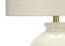 Transitional Lighting Table Lamp - Cream by HouseOfZazla