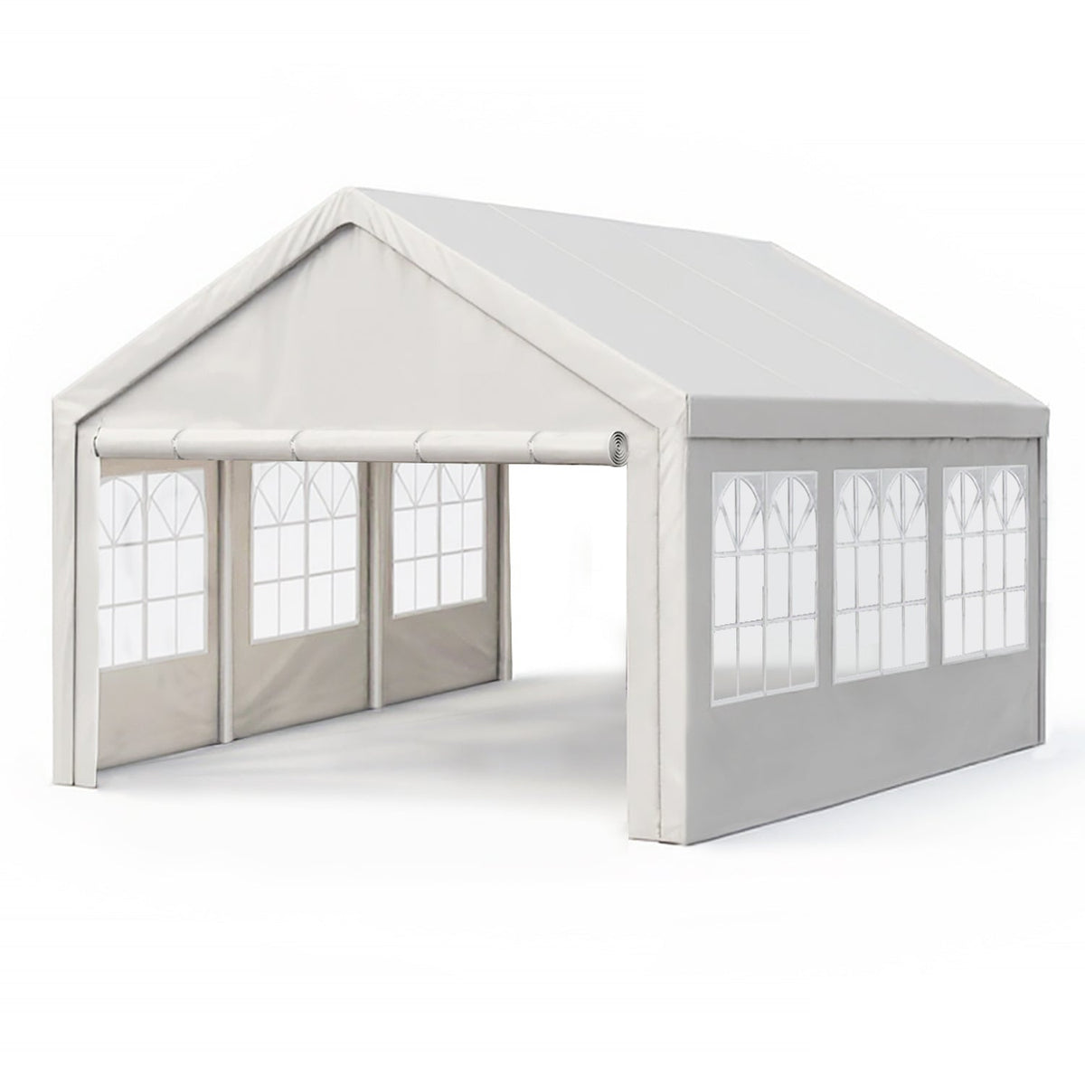10'x20' Carport Canopy Tent with Removable Sidewalls, photo 4 of 5