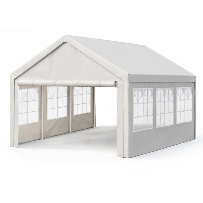 10'x20' Carport Canopy Tent with Removable Sidewalls, photo 4 of 5