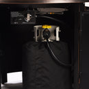 Aluminum 44-in Round Propane Fire Table with Beads, Covers and Lid