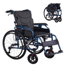 Premium Foldable Transport Wheelchair for Adults by HouseOfZazla