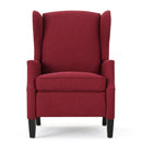 Westeros Wing Back Fabric Upholstered Recliner by Unique Piece Furniture