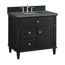 James Martin Lorelai 36" Single Bathroom Vanity, Black Onyx