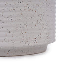 2 Pieces Ceramic Flowerpot Set, Milk White