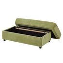 Modern Style Armchair Chaise Lounge Sofa Couch With Movable Storage Ottoman, USB Ports, Cup Holders, Phone Holder, Side Pockets by HouseOfZazla