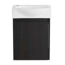 Modern Bathroom Vanity With Ceramic Basin, Wall Mounted Floating Sink Combo, Storage Cabinet by HouseOfZazla