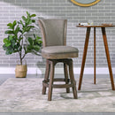Henry - Armless Swivel Counter Height Bar Stool by HouseOfZazla