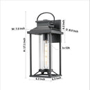 Outdoor Porch Lights Textured Black Exterior Lighting Fixtures Wall Mount
