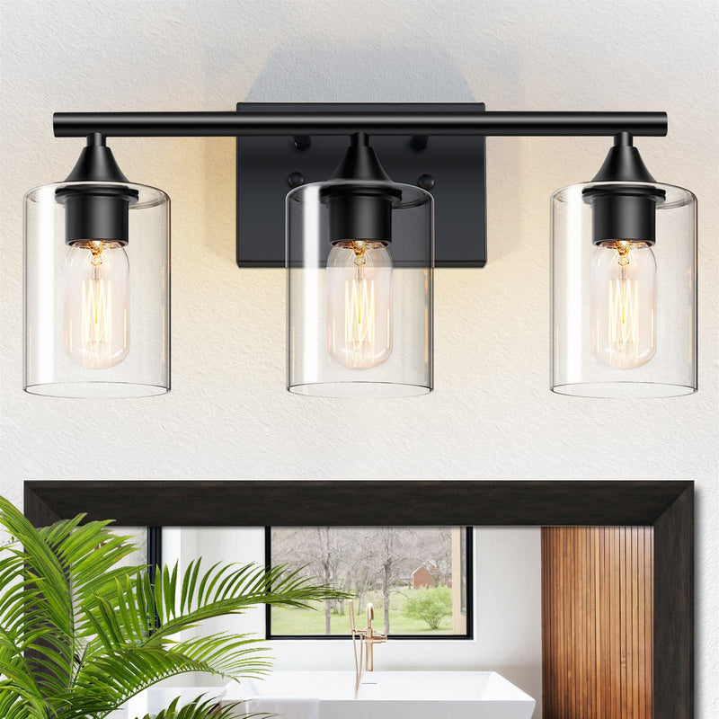 3-Light Matte Bathroom Vanity Wall Light, photo 3 of 10