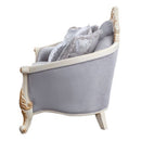 Galelvith - Loveseat With 4 Pillows - Gray Fabric by Unique Piece Furniture