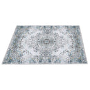 8x10FT VintageÊArea Rug Modern Non Slip Carpet Boho Low Pile Soft Rug Waterproof Machine Washable Rug for Living Room BedroomÊKitchen Dining Room Unde