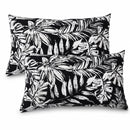 2 Pack Outdoor Lumbar Pillow with Inserts
