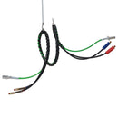 12FT Semi Truck Air Lines Kit with Glad Hands and 7-Way ABS Power Line by HouseOfZazla