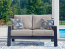East Beach - Loveseat With Cushion - Blue by Unique Piece Furniture