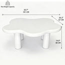 Cloud Shaped Coffee Table With 4 Round Legs
