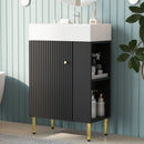 Bathroom Vanity, Combo Cabinet, Bathroom Storage Cabinet, Single Ceramic Sink by Unique Piece Furniture