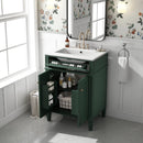 Bathroom Vanity With 2 Doors And Tip Out Drawer, Soft Closing Hinges by Unique Piece Furniture