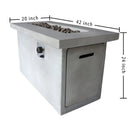 Propane / Gas Outdoor Fire Pit Table Durable Construction by HouseOfZazla