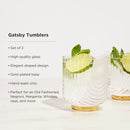 Gatsby Tumblers Set of 2 by Viski