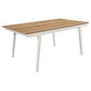 Prospect - Dining Table With Flared Leg - Natural by HouseOfZazla