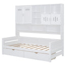 Daybed With All-In-One Cabinet And Shelf by Unique Piece Furniture