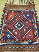 3' X 4' Antique Handmade Turkish Wool Kilim Rug Decorative Seat Cover