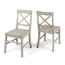 Plethora - Dining Chair With X Shaped Back (Set of 2) by HouseOfZazla