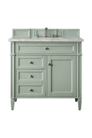 James Martin Brittany 36" Single Bathroom Vanity, Sage Green