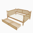 Full Size Daybed With 2 Drawers - Walnut by HouseOfZazla