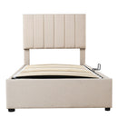 Upholstered Platform Bed With A Hydraulic Storage System by HouseOfZazla