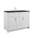 James Martin Bellshire 48" Single Bathroom Vanity, Bright White