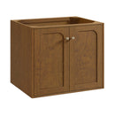 James Martin Laurent 30" Dual Mount Single Bathroom Vanity, Honey Oak