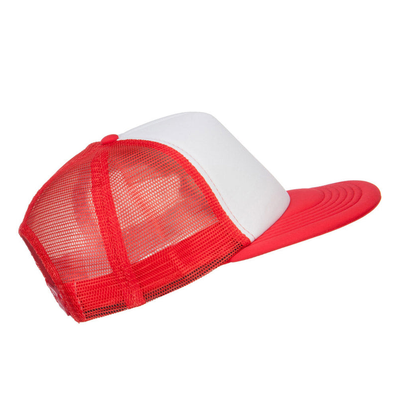 Flat Bill Trucker Snapback Cap