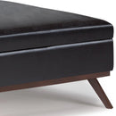 Owen - Multifunctional Square Coffee Table Storage Ottoman by Unique Piece Furniture