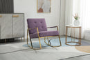 Accent Chair, leisure rocking chair with stainless steel feet