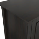 Amherst - 2 Door Storage Cabinet & Adjustable Shelving - Brown by HouseOfZazla