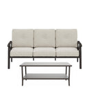 Patio Furniture Set with Coffee Table and Cushions for Backyard by HouseOfZazla