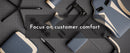 Gaming Chair with Footrest and Massage Lumbar Support